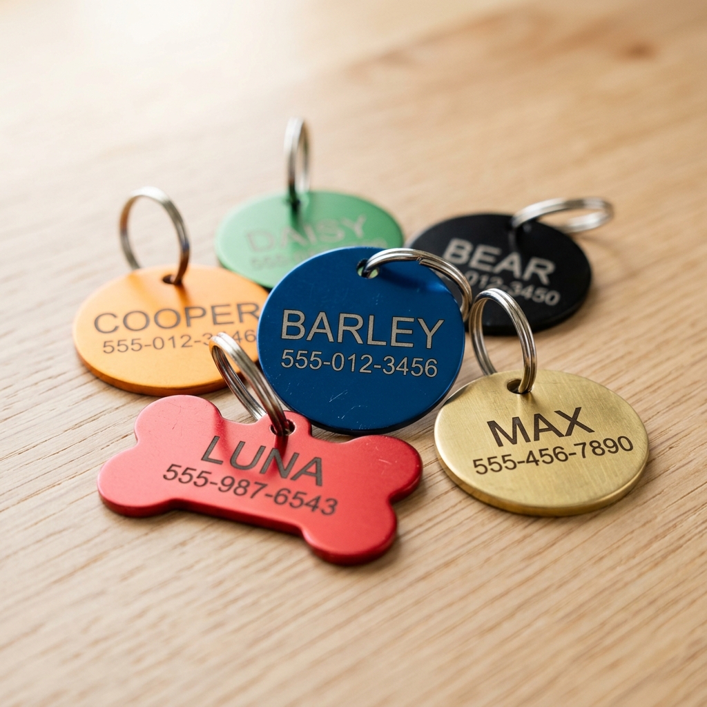Venta y Grabado Láser de Chapas para Mascotas